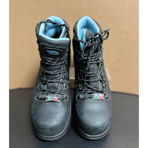 Avenger Work Boots Womens Framer‎ Lace Weatherproof Black 7127 - Picture 2 of 7